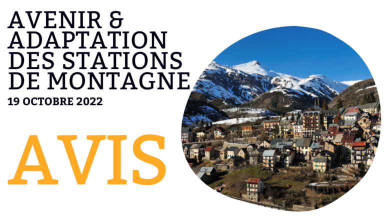 avenir & adaptation des stations de Montagne AVIS CESER