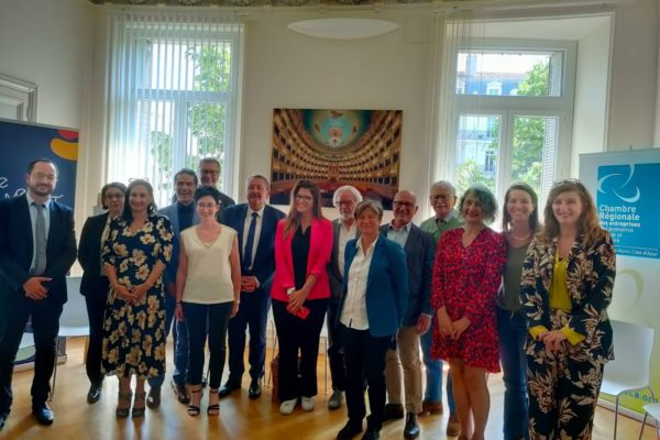 Matinée à la maison de l'ESS pour la Journée Régionale de l'Emploi Associatif du 24 mai, en présence de la Secrétaire chargée de l'Économie sociale et solidaire et de la Vie associative Marlène SCHIAPPA ainsi que son cabinet.