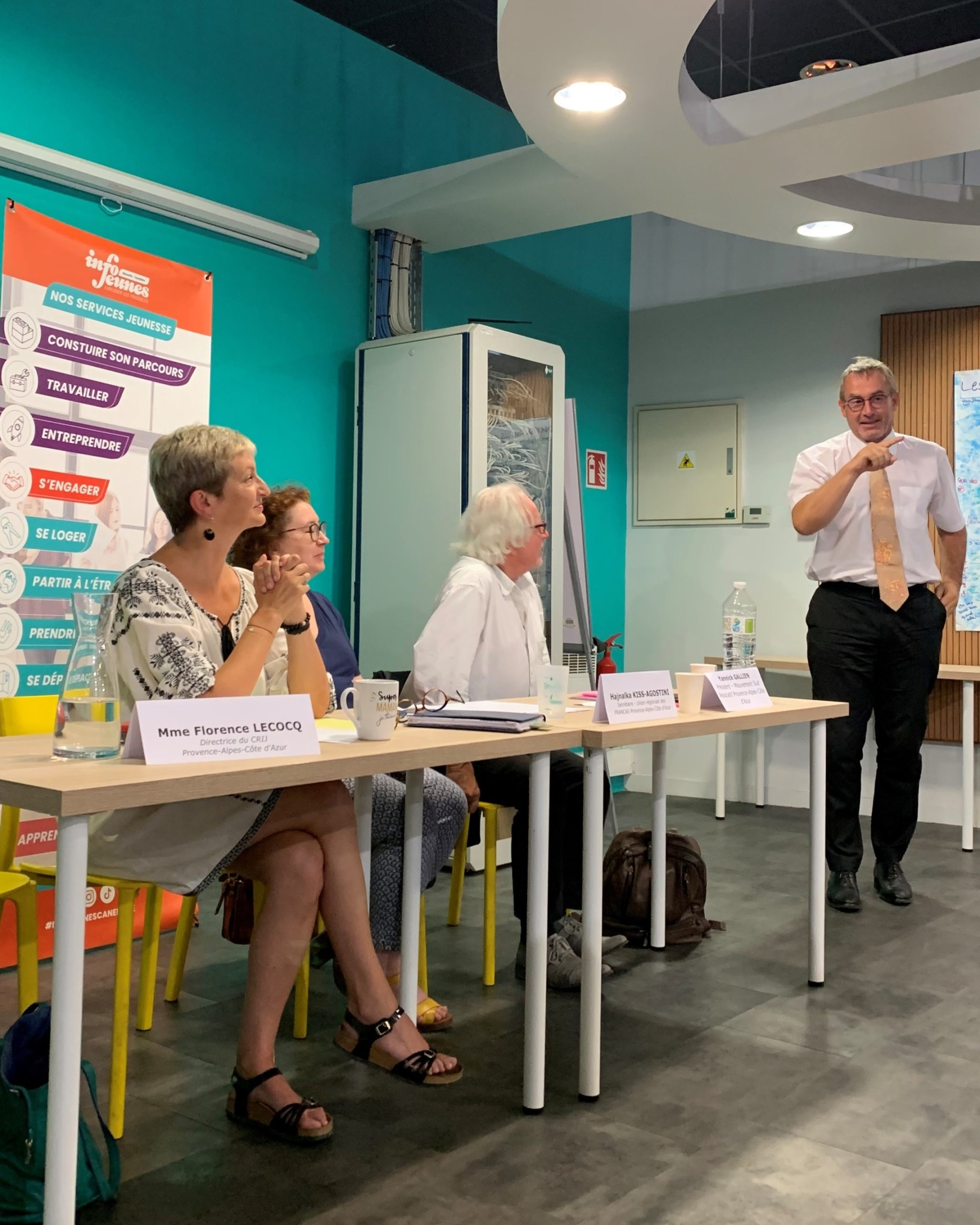 l’Assemblée Générale Extraordinaire du CRIJ PACA prise de parole