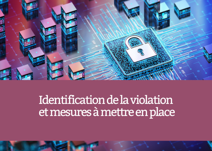 ransomware - identification de la violation et mesures à mettre en place