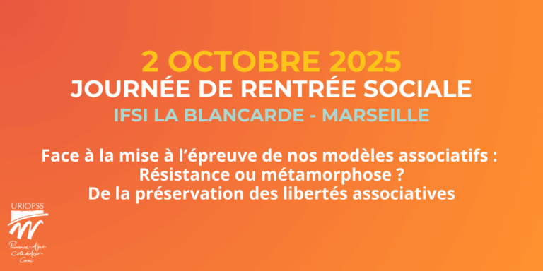 Bandeau - Journée de rentrée sociale URIOPSS